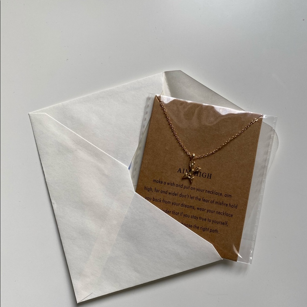 Aim high necklace